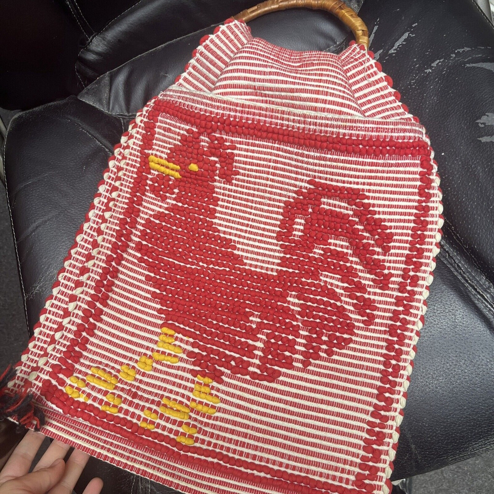 Chicken Rug Cookbook Holder And Wall Decor - Picture 4 of 4